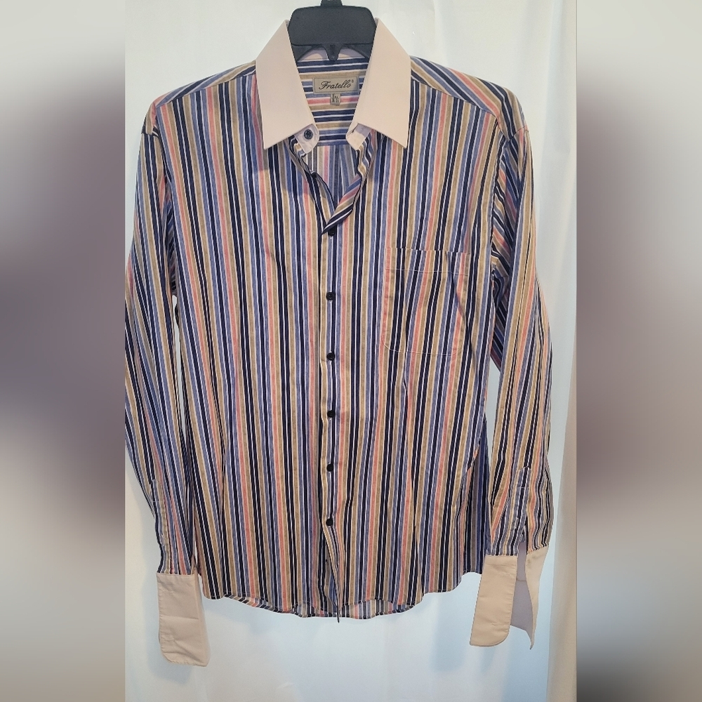Paul Smith Multicolor Striped Dress Shirt